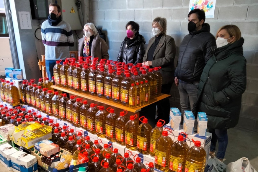 Fundación Diagrama entrega numerosos productos de primera necesidad a las familias cántabras a través de la Plataforma de Alimentos Municipal de Camargo