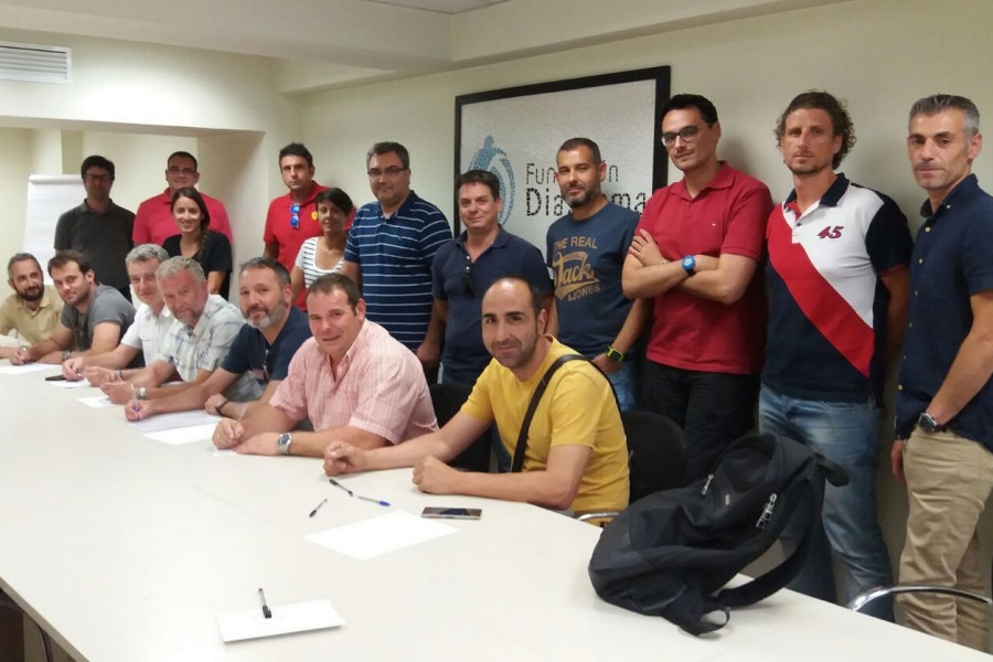 Firma convenio colectivo 2016. Fundación Diagrama, CCOO y UGT