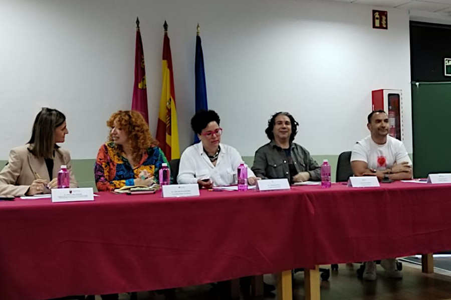 (i-d) Mª Rosa Ros, Ana Belén Martínez, Virginia Ayala, Antonio García y José Ramón López