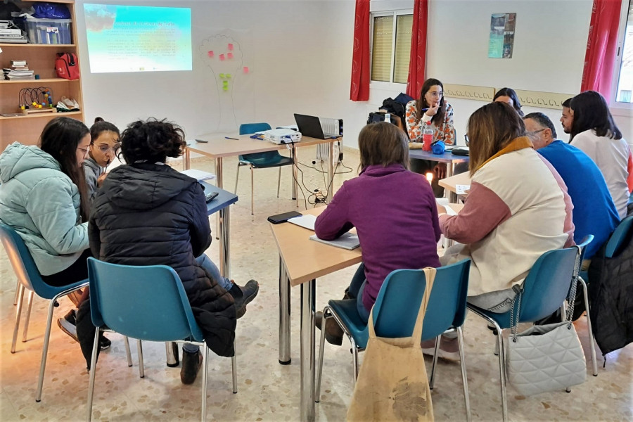 Una de las sesiones del taller formativo