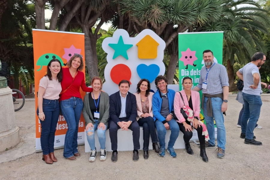 El equipo de Fundación Diagrama que acudió al evento del Día de la Infancia