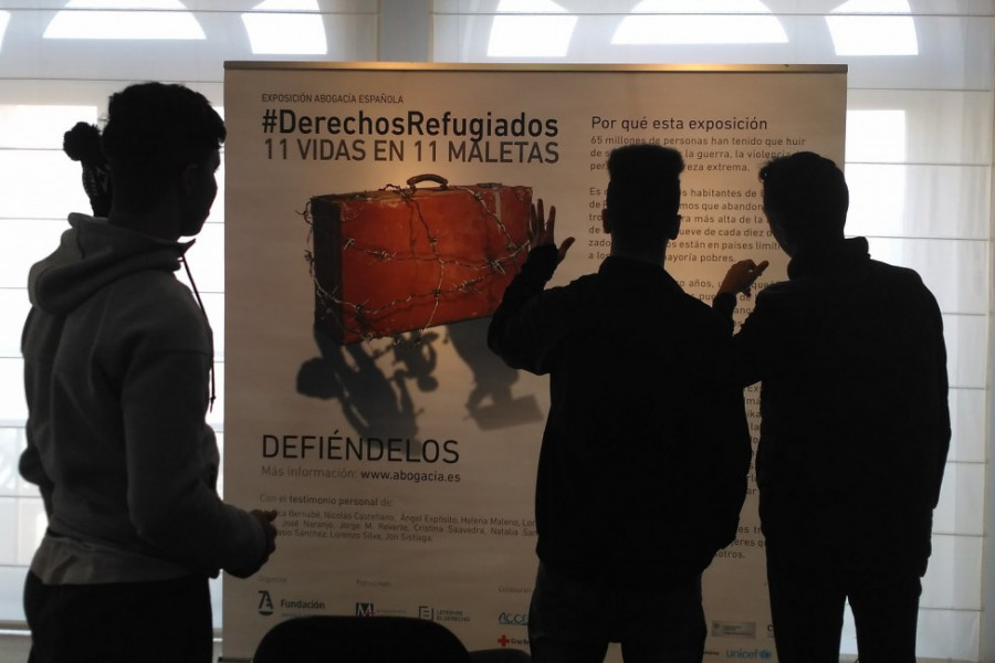 Alumnos de los programas formativos de Fundación Diagrama en Cantabria se sensibilizan sobre la situación de los refugiados