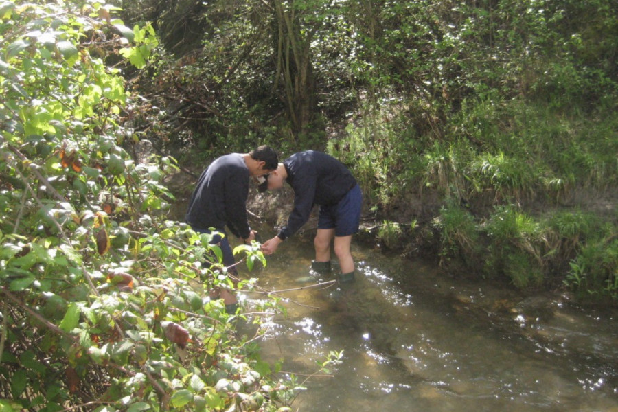 Menores del centro ‘San Miguel’ de Granada participan en una nueva actividad medioambiental del Programa Andarríos