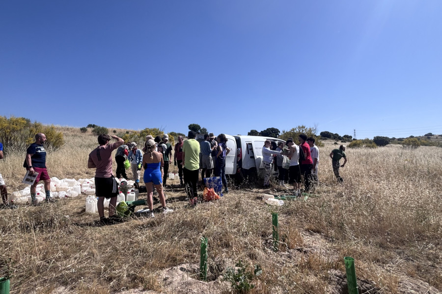 Voluntariado medioambiental en el Paraje de Valdeloshielos