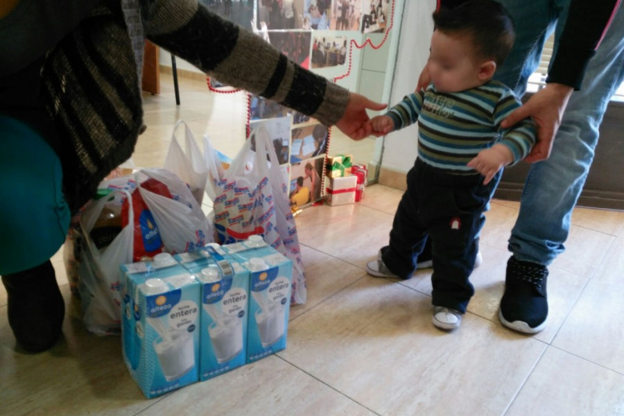 Entrega de las donaciones en Murcia. Fundación Diagrama.