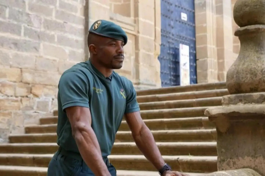 Jean Paul Ndoe Batinga, antiguo usuario del Programa ‘Labora’ de Jaén, forma parte de la 130º promoción de la Academia de Cabos y Guardias de la Guardia Civil en Baeza