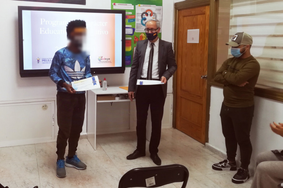 Los jóvenes atendidos en el centro ‘Ciudad de Melilla’ finalizan con éxito un programa formativo orientado a su inserción social y laboral