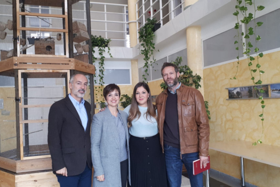 Los jóvenes atendidos en el centro de internamiento ‘Las Lagunillas’ de Jaén asisten a unas charlas impartidas por internos del centro penitenciario de la provincia. Fundación Diagrama. Andalucía 2019. 