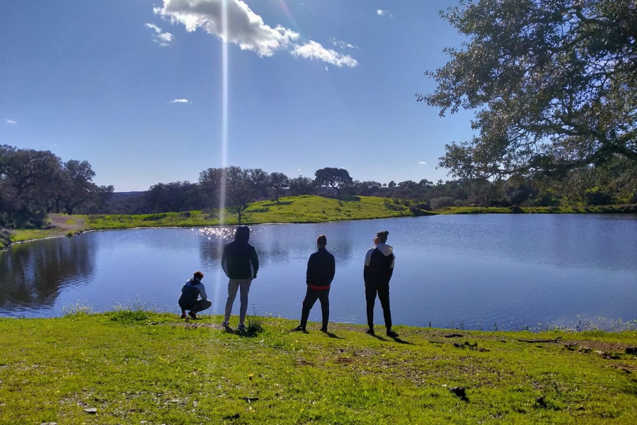 Los jóvenes atendidos en el centro ‘Odiel’ de Huelva realizan diversas actividades lúdicas y deportivas en la última semana del año