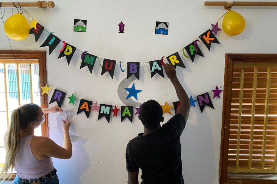 Los jóvenes atendidos por Fundación Diagrama en Canarias celebran la festividad de Eid al-Fitr con numerosas actividades