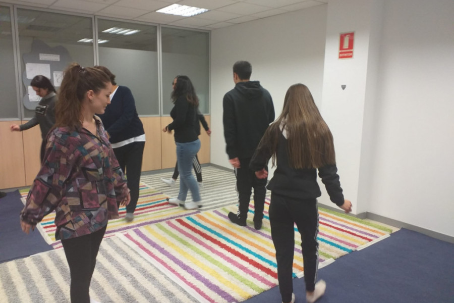 Los jóvenes atendidos en el Programa de Medio Abierto de Madrid completan con éxito un taller de inteligencia emocional. Fundación Diagrama. Madrid 2019.