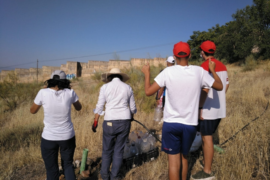 Los jóvenes del centro ‘San Miguel’ de Granada desarrollan su conciencia medioambiental con la asociación Árboles Contra el Cambio Climático. Fundación Diagrama. Andalucía 2021