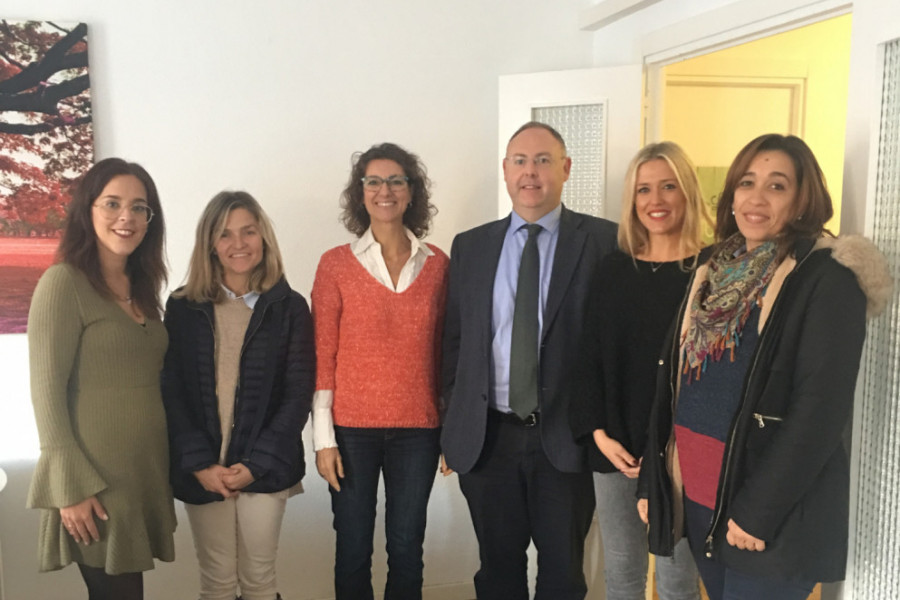 Los jóvenes del Hogar de Convivencia en Grupo Educativo de Toledo reciben la visita del juez de menores José Ramón Bernácer y su equipo de trabajo. Fundación Diagrama. Castilla-La Mancha 2019. 