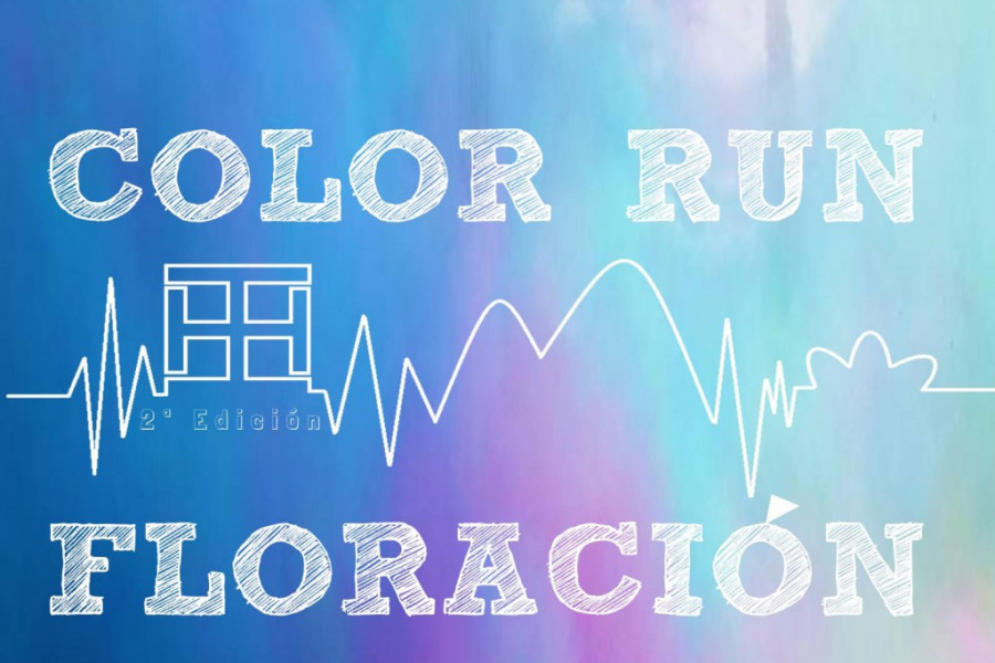 Los jóvenes del hogar ‘Sierra de Quibas’ de Abanilla (Murcia) participan en una nueva edición del Color Run Floración de Cieza. Fundación Diagrama. Murcia 2019.