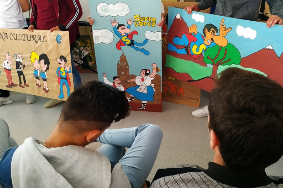 Los jóvenes atendidos en el centro ‘La Zarza’ de Abanilla (Murcia) celebran una Semana Cultural centrada en el mundo de los cómics. Fundación Diagrama. Murcia 2019. 