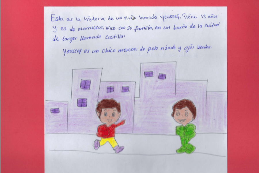 Los jóvenes del Piso Asistido 'Migjorn' de Tortosa (Tarragona) cuentan la historia de su vida en forma de cuento infantil. Fundación Diagrama. Cataluña 2020. 