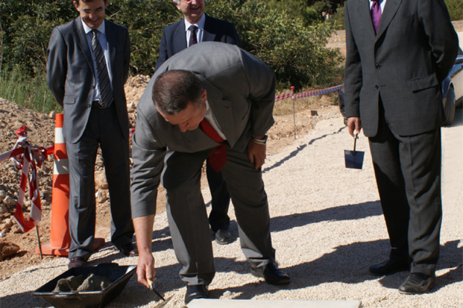 Primera piedra del futuro centro sociosanitario de Fundación Diagrama en La Unión (Murcia)