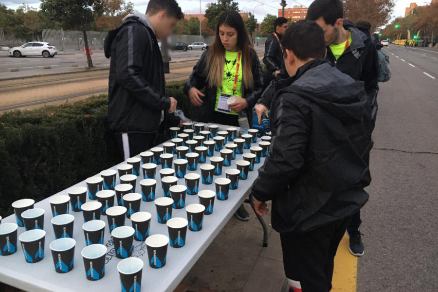 Jóvenes atendidos en los centros ‘Anassim’ de Llanera de Ranes y ‘Mas de la Pinaeta’ de Gátova colaboran en el Maratón 10K Valencia Trinidad Alfonso. Fundación Diagrama. Comunidad Valenciana 2019. 