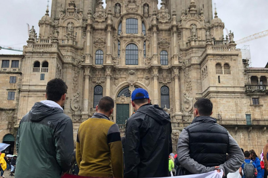 Menores atendidos por Fundación Diagrama en toda España finalizan la ruta por Galicia del Camino de Los Valores 2019.