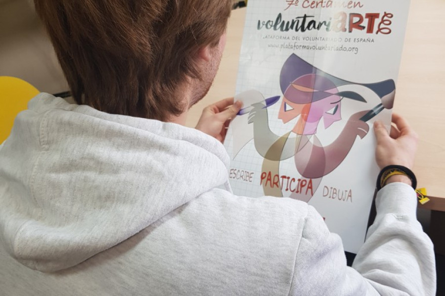Menores del centro ‘Las Lagunillas’ de Jaén participan en la VII edición del certamen de escritura y pintura Voluntariarte. Fundación Diagrama. Andalucía 2019.