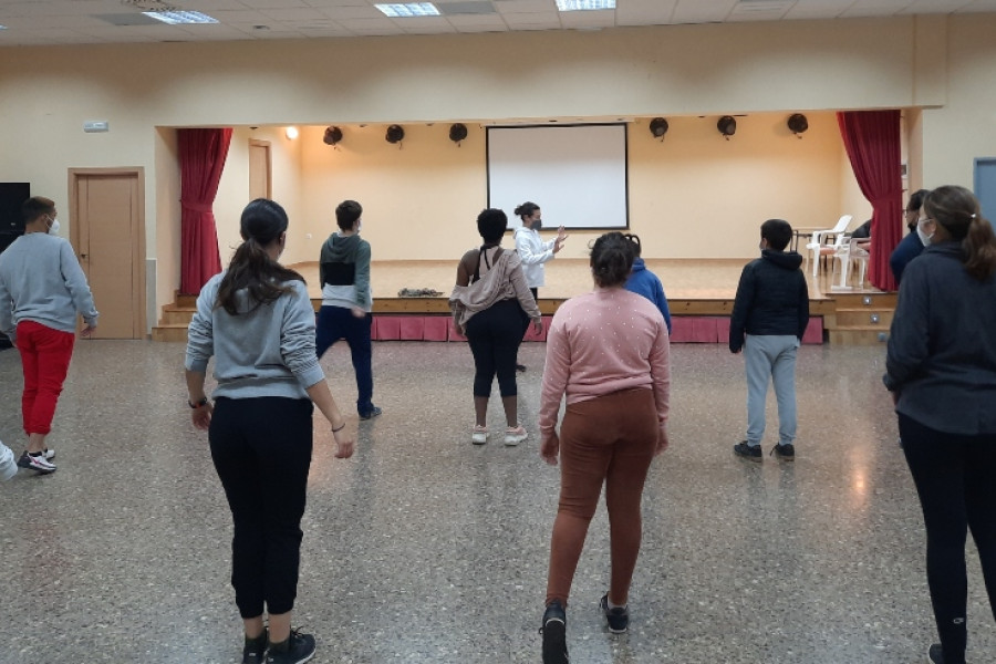 La música y la relajación protagonizan una nueva actividad realizada por los jóvenes atendidos en la Residencia ‘Mas de la Pinaeta’ de Gátova (Valencia)