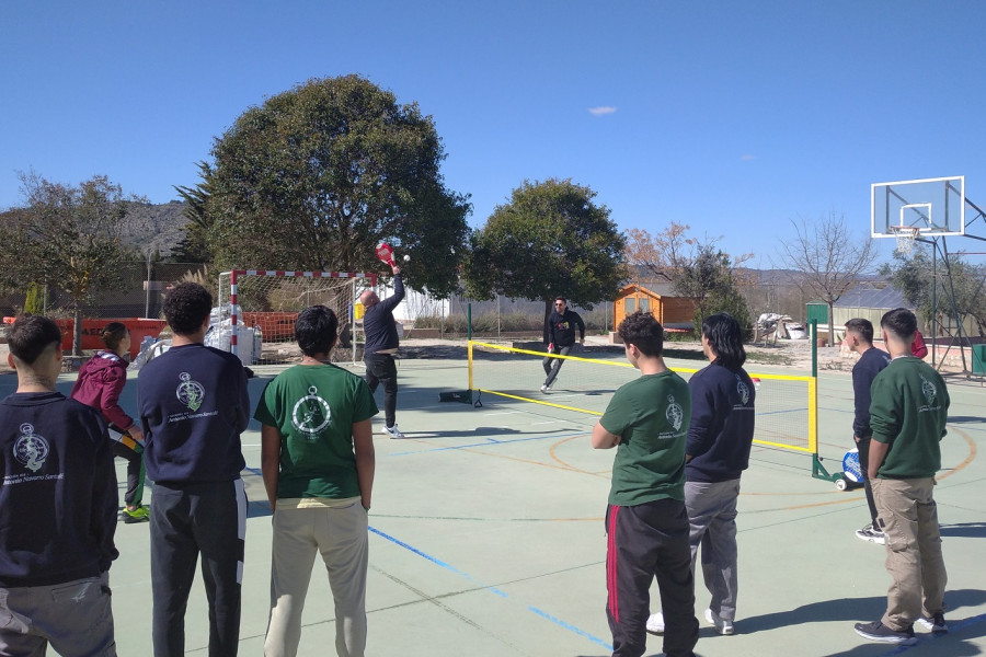 Partido jugado en las pistas de La Villa