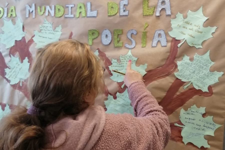 Las personas atendidas en el Centro para la Atención de la Enfermedad Mental ‘Altavida’ de Abanilla celebran el Día Mundial de la Poesía con numerosas actividades. Fundación Diagrama. Murcia 2022.