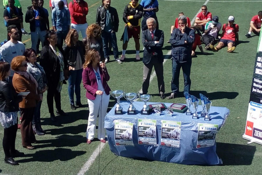 Las personas atendidas en el centro ‘Heliotropos’ de Murcia participan en la final del Torneo de Fútbol en Red por la Inclusión. Fundación Diagrama. Murcia 2019. 