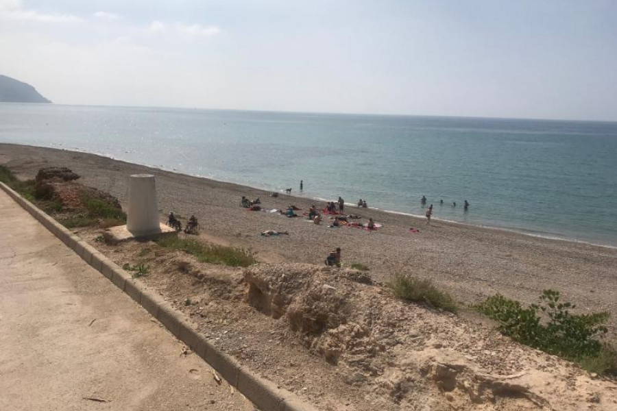 Las personas atendidas en los centros sociosanitarios ‘Cristo de los Mineros’, ‘Altavida’ y ‘Abanilla’ de Murcia participan en una convivencia en Isla Plana. Fundación Diagrama. Murcia 2019.