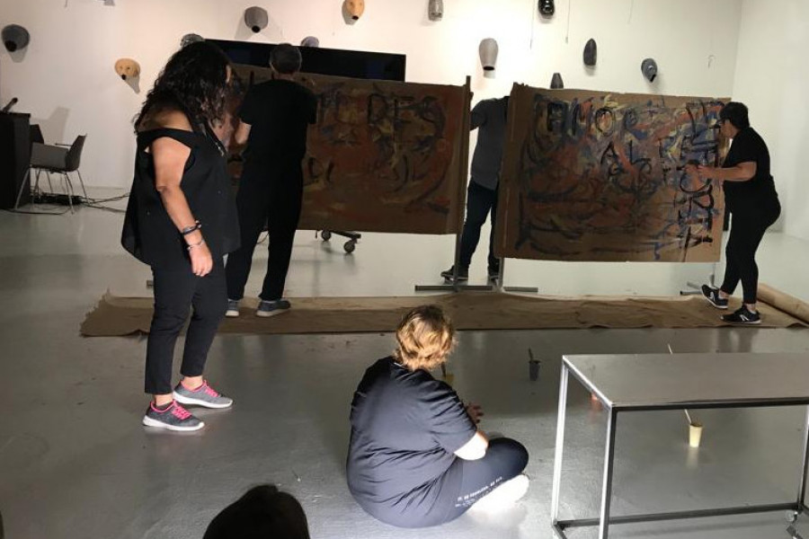 Las personas atendidas en el centro sociosanitario ‘Cristo de los Mineros’ de La Unión participan en un congreso internacional de arte y diversidad. Fundación Diagrama. Murcia 2019. 