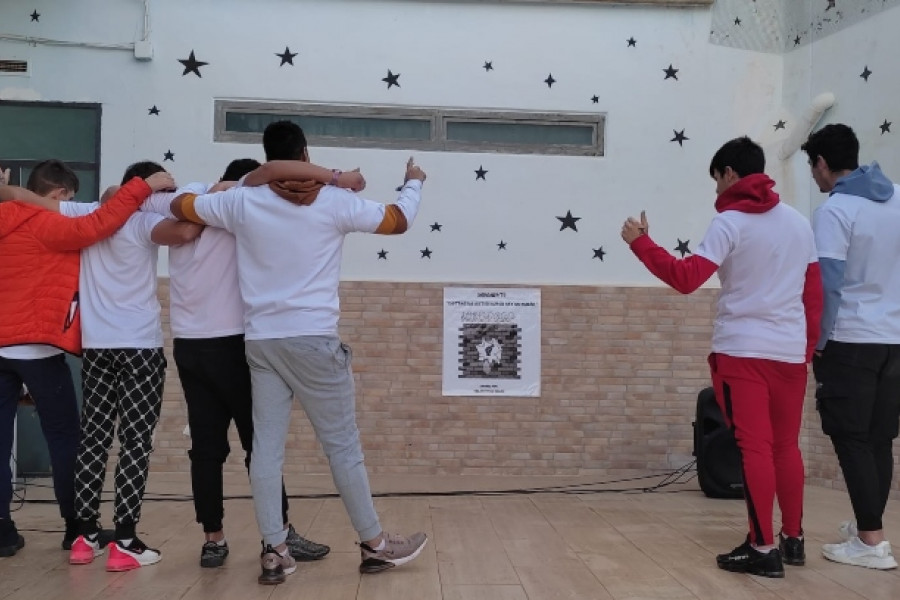 Las personas menores del centro ‘Las Moreras’ de Murcia participan en un proyecto sobre la música como herramienta socioeducativa. Fundación Diagrama. Murcia 2022.