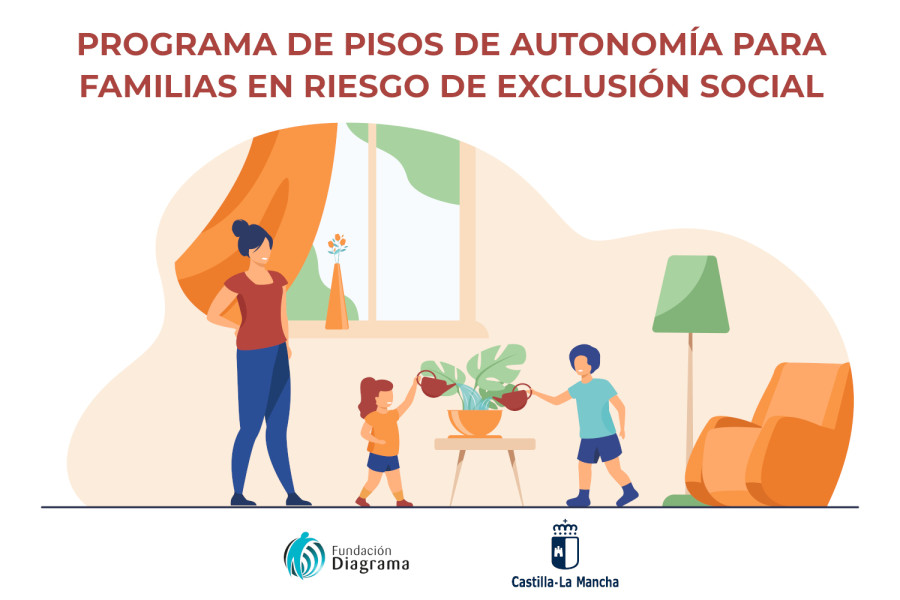 Programa de pisos de autonomía para familias en riesgo de exclusión social