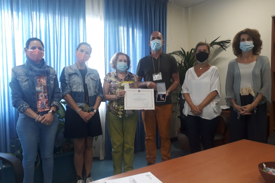 Un profesional de Fundación Diagrama recibe la Medalla de Bronce al Mérito Social Penitenciario por su labor en el programa PRIA-MA de Sevilla. 2020