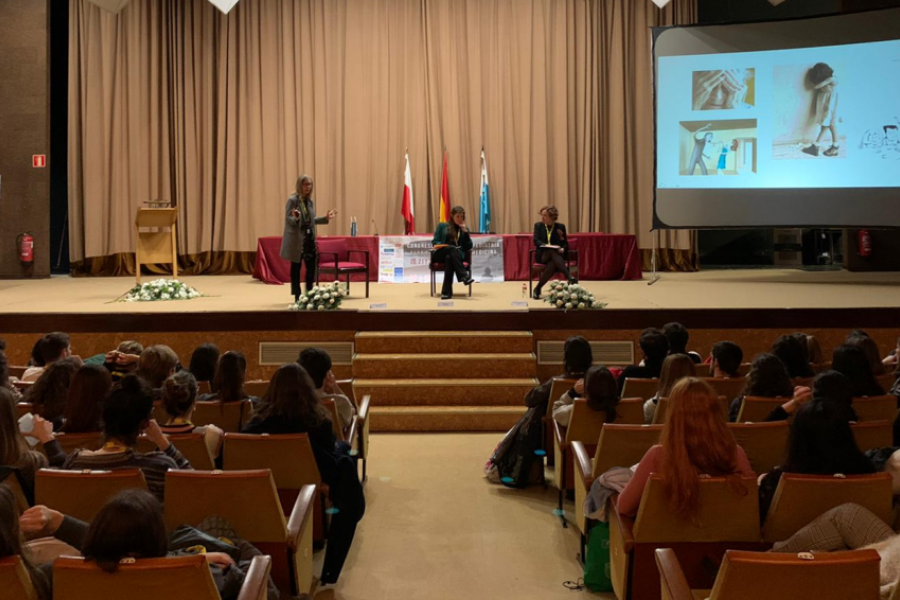 Una profesional de la Red de Atención a Víctimas de Violencia de Género de Cantabria participa en el XIV Congreso Nacional de Pediatría para Estudiantes de Medicina. Fundación Diagrama 2020. 