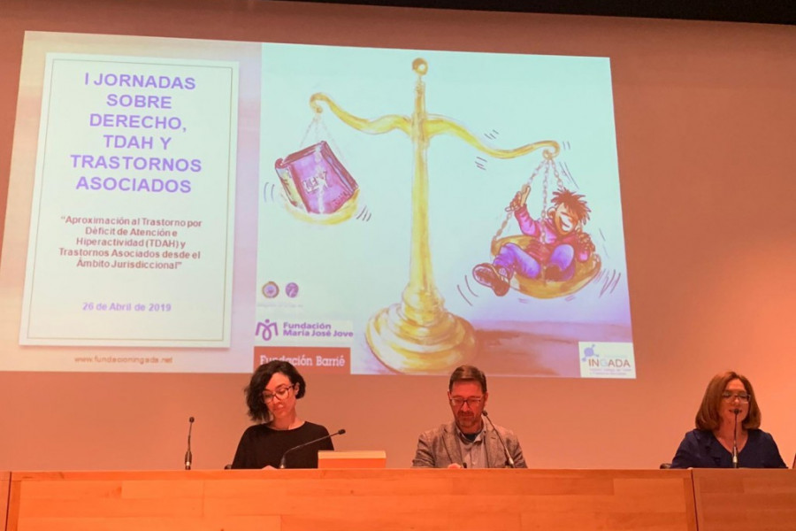 Profesionales de los centros ‘Montefiz’ y ‘Montealegre’ de Ourense participan en unas jornadas sobre derecho, TDAH y trastornos asociados. Fundación Diagrama. Galicia 2019. 