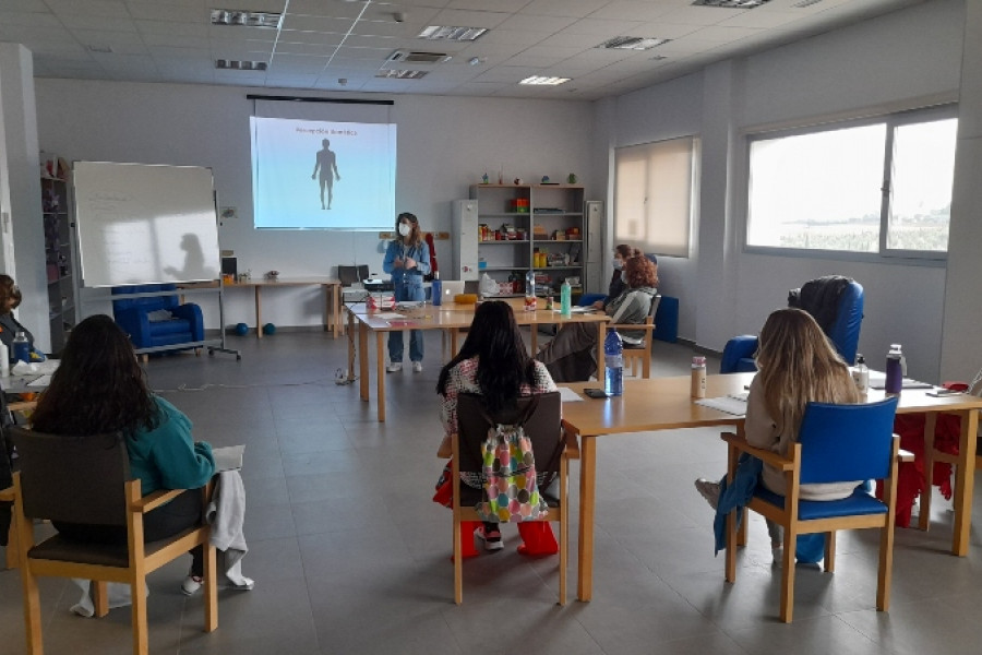 Profesionales de Fundación Diagrama en Puerto Lumbreras completan un curso de acompañamiento en salas de estimulación