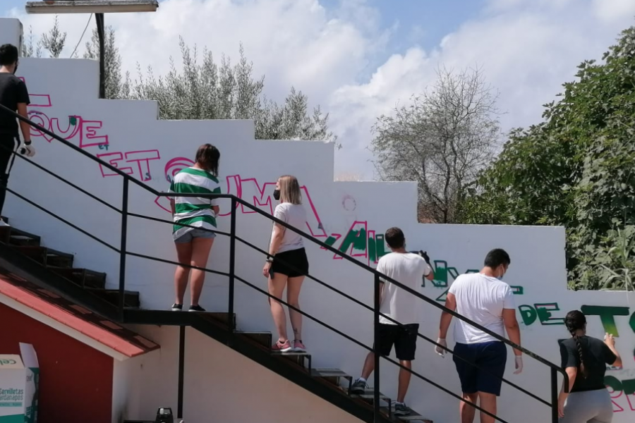 La residencia ‘Anassim’ de Llanera de Ranes (Valencia) cuenta con un nuevo grafiti decorativo elaborado por las personas jóvenes atendidas en el recurso