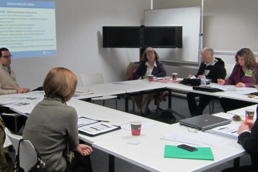 Profesionales de Fundación Diagrama asisten a la primera reunión de socios del proyecto MentalPrac en Canterbury (Reino Unido)
