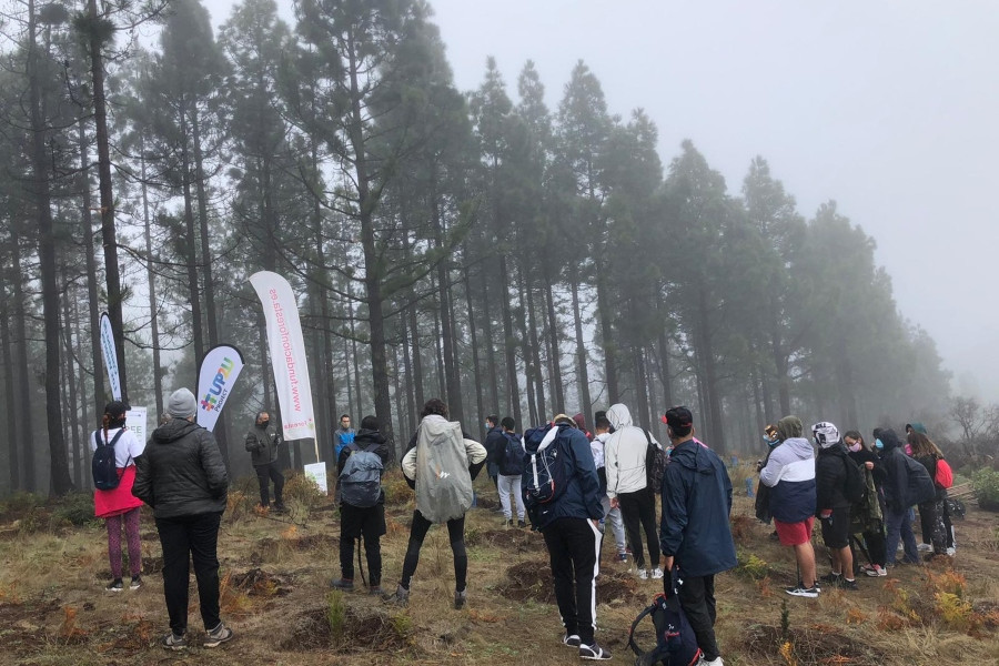 Segundo fin de semana del Camino de los Valores en el que participan jóvenes atendidos por Fundación Diagrama en Canarias. 2020 