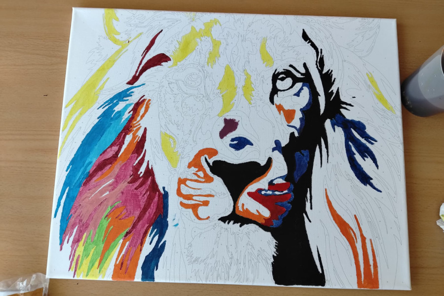 Dibujo guiado en el taller