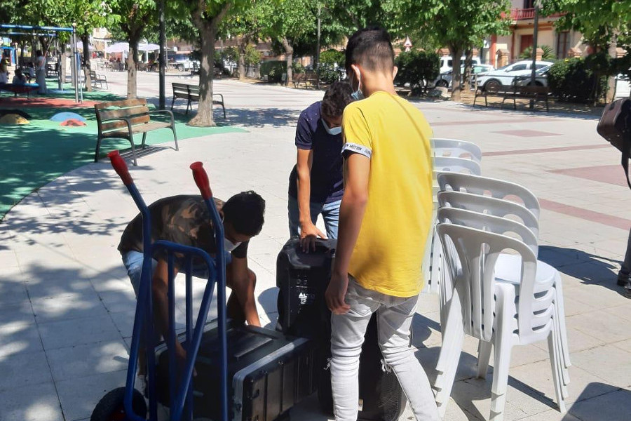 El SPAAI ‘Llavaneres’ (Barcelona) se suma a la celebración de la Diada con la participación de los jóvenes atendidos en numerosas actividades. Fundación Diagrama. Cataluña 2020.