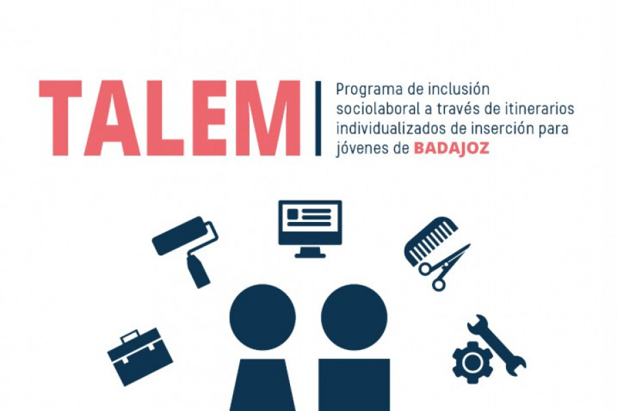 Alumnos del Programa TALEM de Badajoz se forman en ‘Atención básica al cliente’ de cara a la campaña de Navidad 