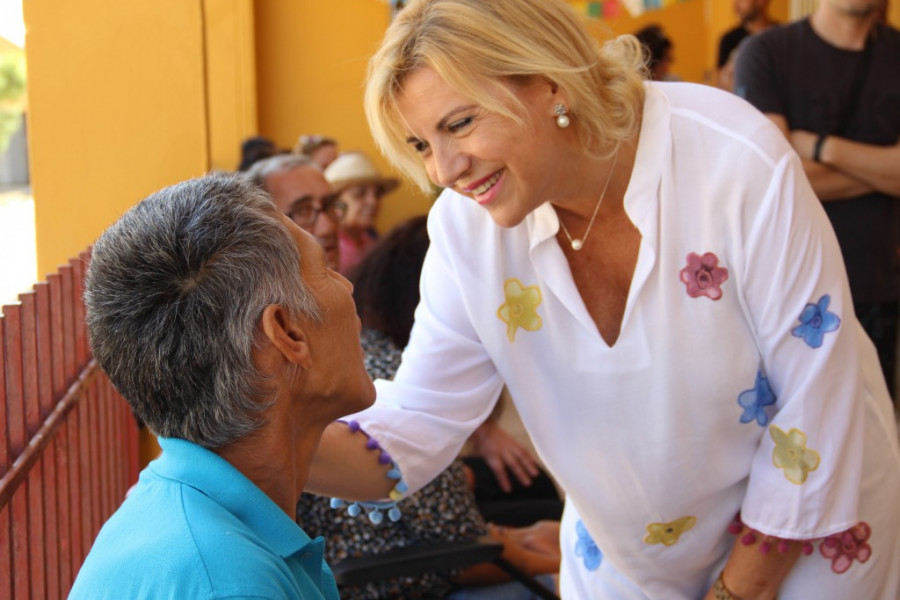 Visita de la Consejera de de Familia e Igualdad de Oportunidades del Gobierno de Murcia, Violante Tomás, a los usuarios de 'Nuevo Azahar', 'Altavida' y 'Cristo de los Mineros'. Fundación Diagrama 2017.