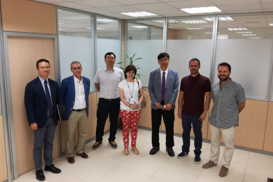 Visita de Delegación del Ministerio de Justicia de Corea del Sur. Medio Abierto de Madrid. Fundación Diagrama.