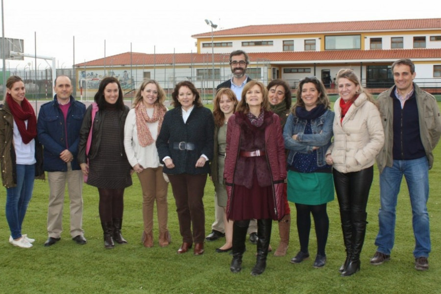 La directora general de Organización, Calidad Educativa y FP de Castilla-La Mancha visitó el centro 'La Cañada'