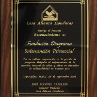 Reconocimiento de Casa Alianza Honduras