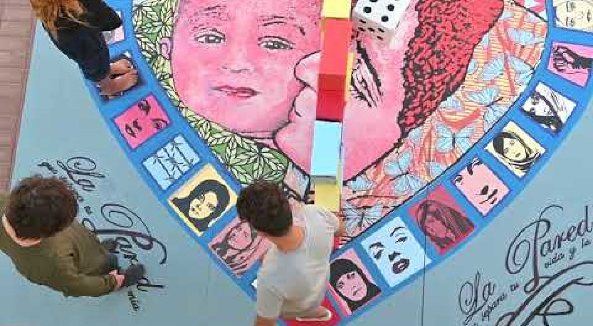 Residencia 'Pi Gros': Taller artístico ‘La pared que separa tu vida y la mía’